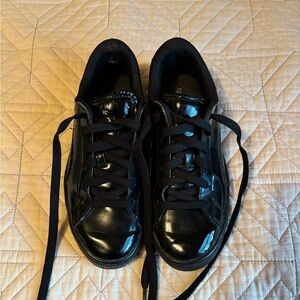 Puma Glossy Black Sneakers